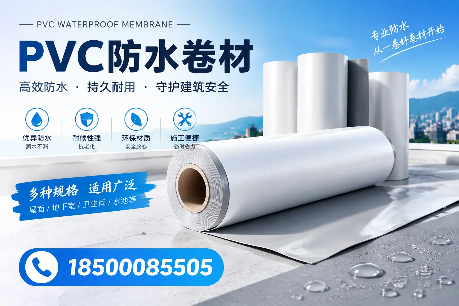 如何选择适合的PVC防水卷材？专家为您解答西双版纳的需求